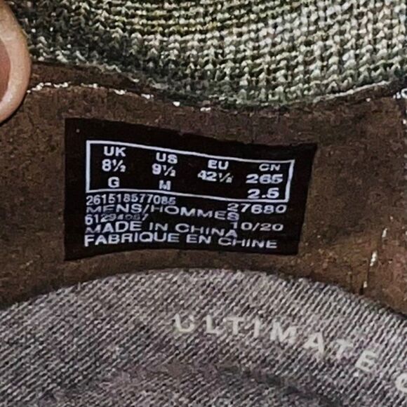 Cloudstepper by Clarks Step Urban Mix Sneakers Olive Green Men's 9.5 - Picture 10 of 11